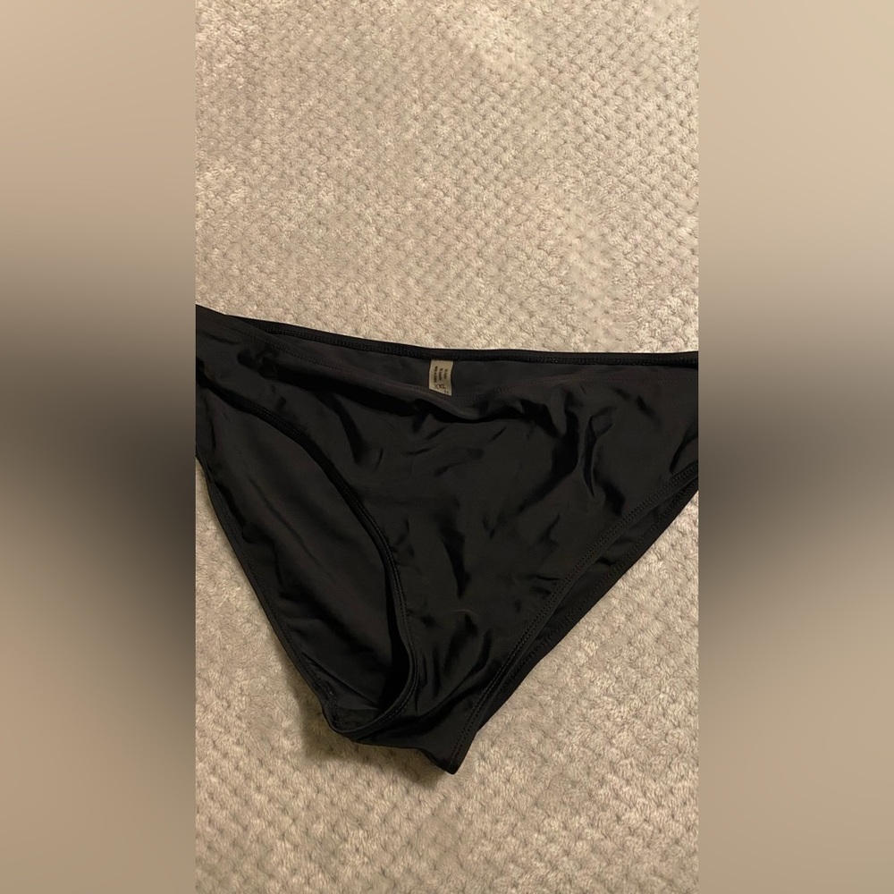 Source Unknown Black Bikini Bottom